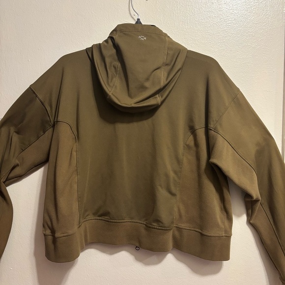 Without Walls Olive Green Hoodie Blazer - Picture 4 of 7